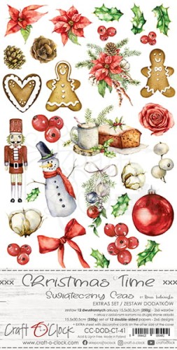 Zestaw dodatków Christmas Time CC-DOD-CT-41 Craft O'Clock