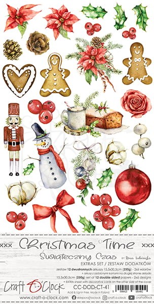 Zestaw dodatków Christmas Time CC-DOD-CT-41 Craft O'Clock
