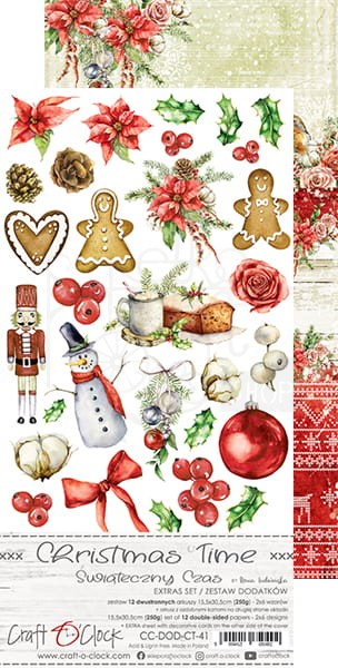 Zestaw dodatków Christmas Time CC-DOD-CT-41 Craft O'Clock