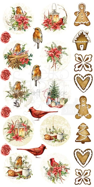 Zestaw etykiet 09 - Christmas Time CC-DIGI-PR09 Craft O'Clock