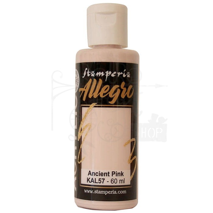 Farba akrylowa Allegro Ancient Pink Antyczny róż 60ml KAL57 Stamperia