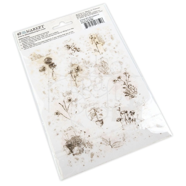 Rub-on transfer 15x20cm Blendables 01 2 arkusze VB37506 49 and Market