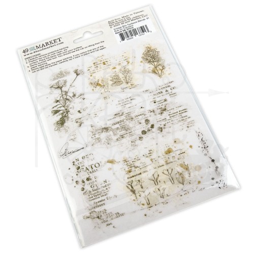 Rub-on transfer 15x20cm Textbook Blends 01 2 arkusze VB37513 49 and Market
