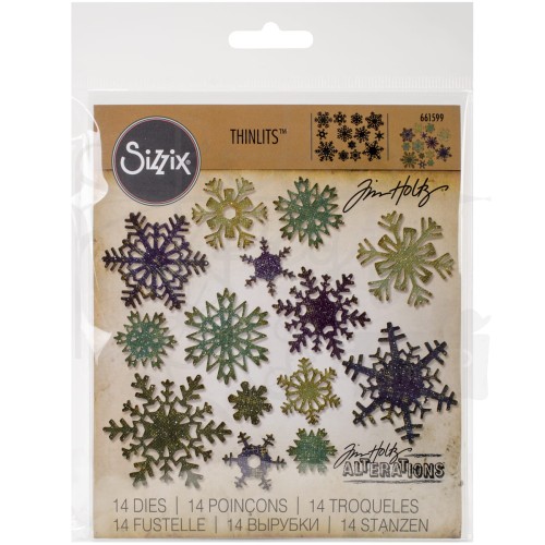 Wykrojnik płatki śniegu - Mini Paper Snowflakes by Tim Holtz - Thinlits 661599 Tim Holtz