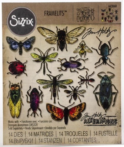 Wykrojnik owady - Entomology by Tim Holtz - Framelits 663068 Tim Holtz