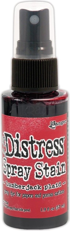 Mgiełka Spray Distress Stain Lumberjack Plaid TSS82408 Ranger