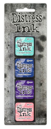 Zestaw 4 tuszów Tim Holtz Distress Mini Ink Pads - Kit 17 TDPK79125 Ranger