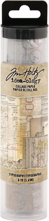 Idea-Ology Collage Paper Typography 15cmx5.5m TH93952 Tim Holtz