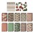Ozdoby papierowe Worn Wallpaper Scraps Christmas 39el TH94182 Tim Holtz