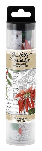 Idea-Ology Collage Paper Christmas 15cmx5.5m TH94192 Tim Holtz