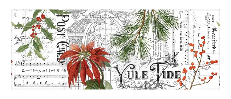 Idea-Ology Collage Paper Christmas 15cmx5.5m TH94192 Tim Holtz