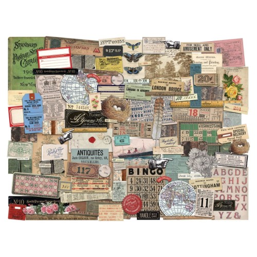 Ozdoby papierowe Idea-Ology Ephemera Pack Memoir 102szt TH94221 Tim Holtz