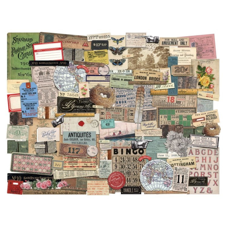 Ozdoby papierowe Idea-Ology Ephemera Pack Memoir 102szt TH94221 Tim Holtz