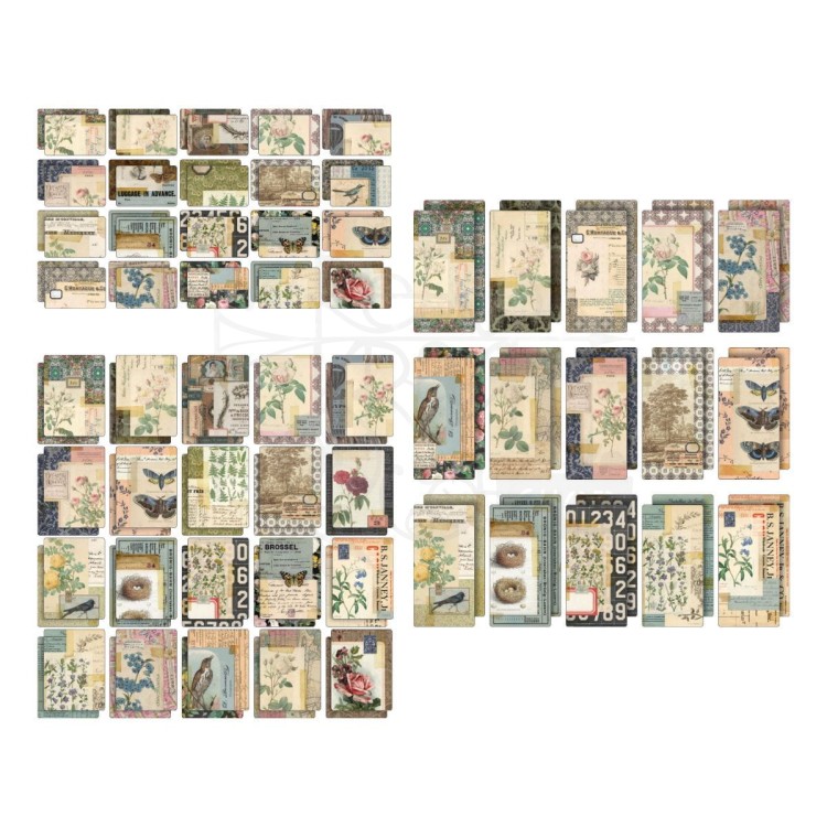 Ozdoby papierowe Idea-Ology Pocket Cards 55szt TH94226 Tim Holtz