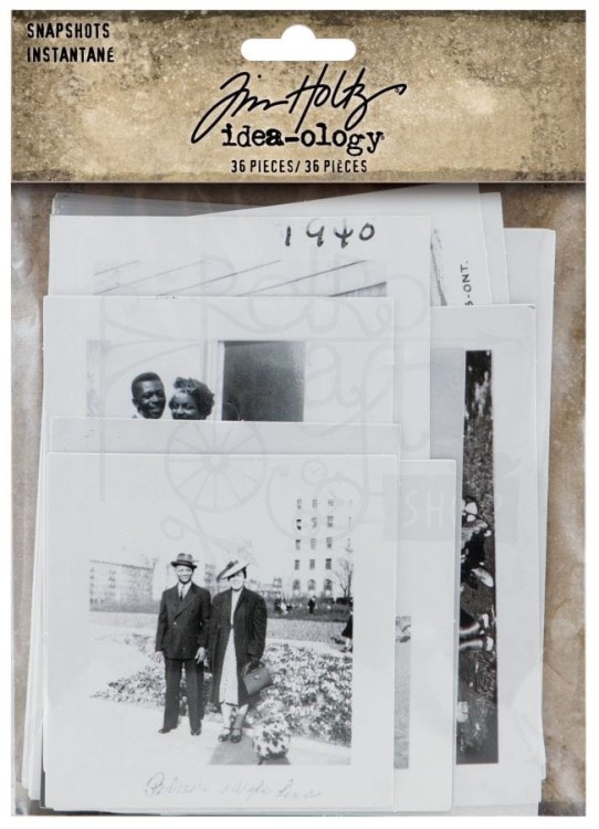 Ozdoby papierowe Idea-Ology Snapshots 36szt TH94234 Tim Holtz
