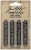 Ozdoby metalowe plakietki z sentencjami Idea-Ology Metal Quote Seals 4szt TH94246 Tim Holtz