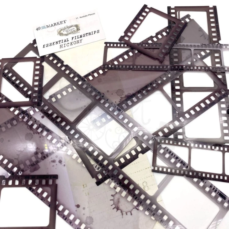 Ozdoba klisza Vintage Bits Essential Filmstrips Hickory VB-37728 49 and Market