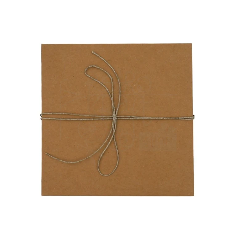 Album harmonijka 135x135mm kraft + czarny