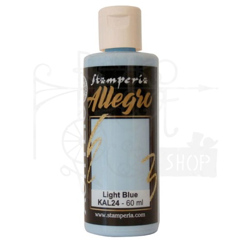 Farba akrylowa Allegro Light Blue błękitne niebo 60ml KAL24 Stamperia