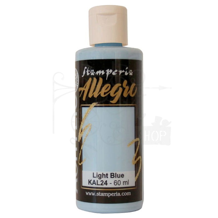 Farba akrylowa Allegro Light Blue błękitne niebo 60ml KAL24 Stamperia