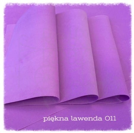 Pianka foamiran 30x35cm - piękna lawenda