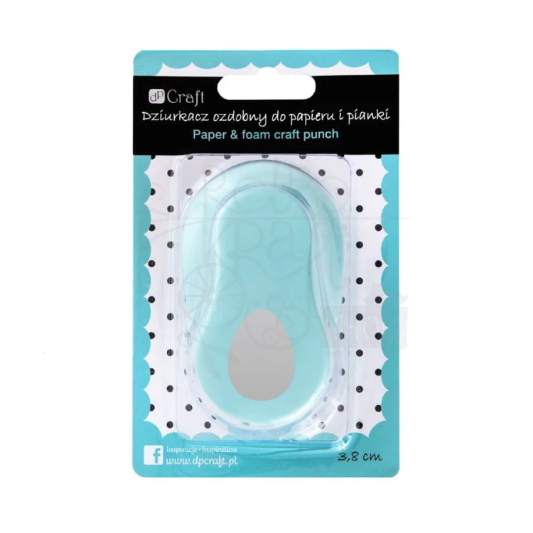 Dziurkacz ozdobny do papieru i pianki 3.8cm jajko JCDP-115-018 dpCraft