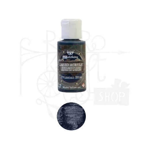Farba Liquid Acrylic Prussian Blue Finnabair 30ml 968250 Prima
