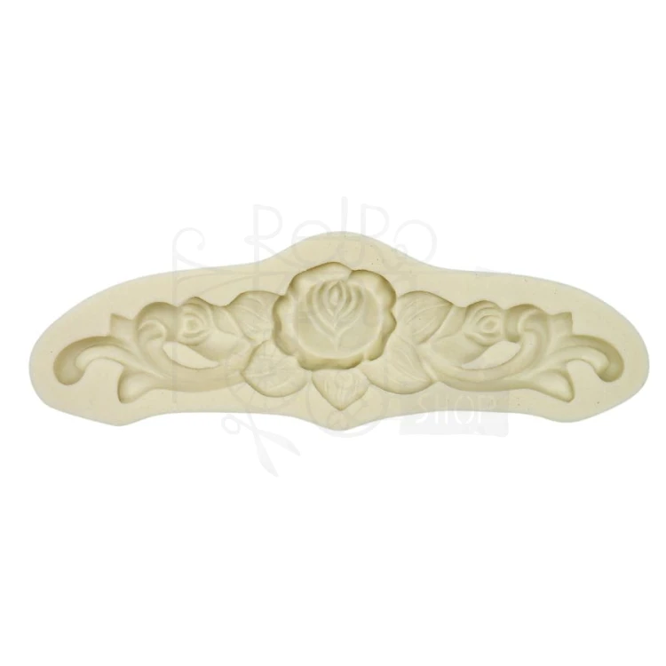 Foremka silikonowa różany ornament 13.5x4cm 2754690593 Pentart