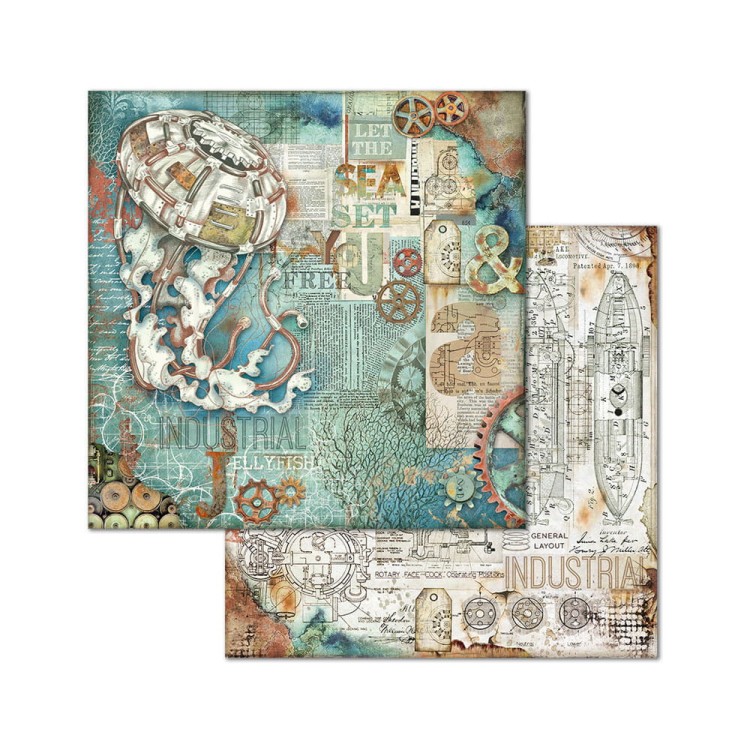 Zestaw papierów 20x20 Sea World SBBS13 Stamperia