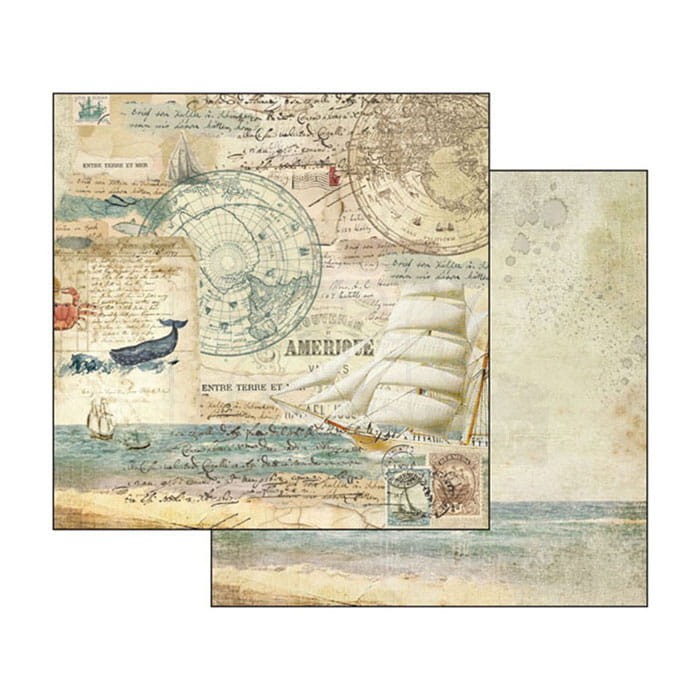 Zestaw papierów 20x20 Around the World SBBS12 Stamperia