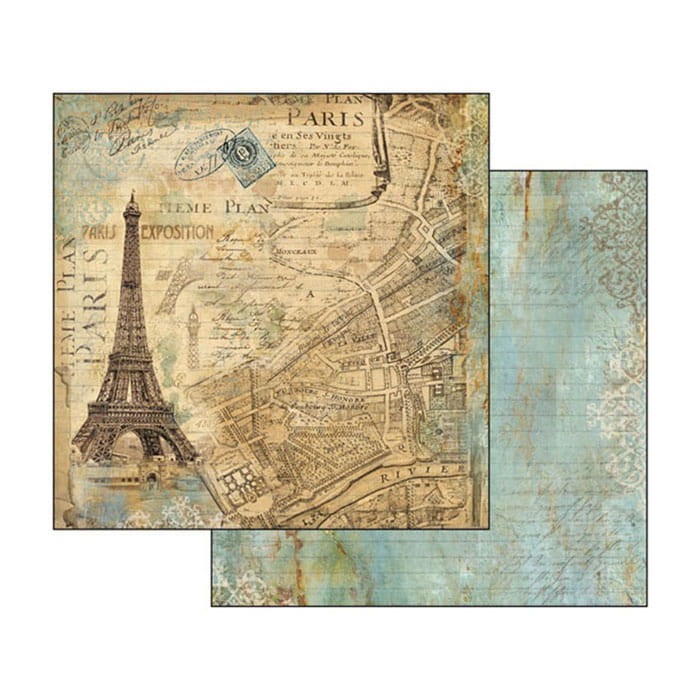 Zestaw papierów 20x20 Around the World SBBS12 Stamperia