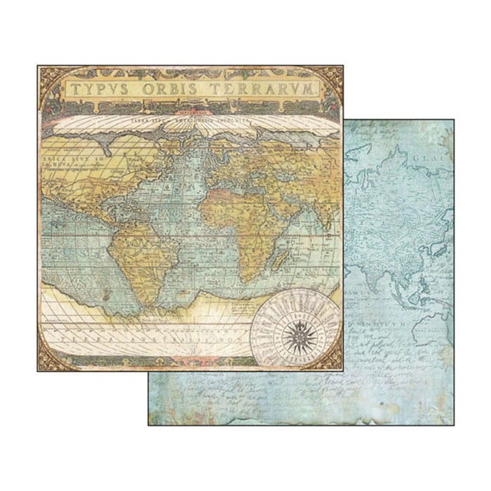 Zestaw papierów 20x20 Around the World SBBS12 Stamperia