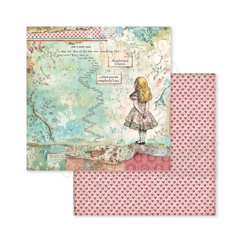 Zestaw papierów 20x20 Alice SBBS01 Stamperia