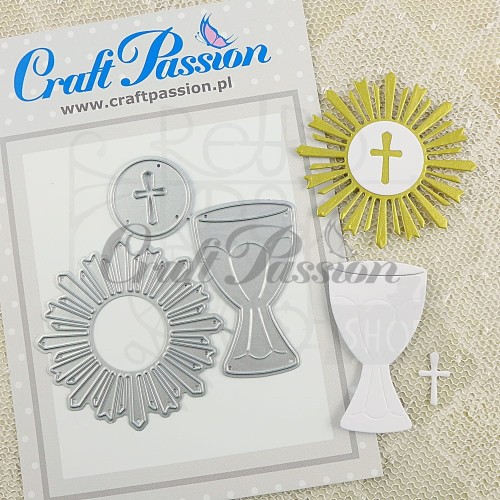 Zestaw wykrojników Kielich i hostia CP-118 Craft Passion