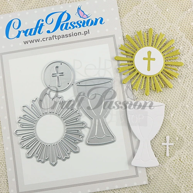 Zestaw wykrojników Kielich i hostia CP-118 Craft Passion