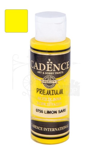 Farba akrylowa Premium cytrynowy 70ml P70-0755 Cadence