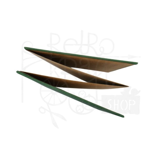 Album harmonijka 165x225mm zielony + kraft