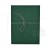 Album harmonijka 165x225mm zielony + kraft