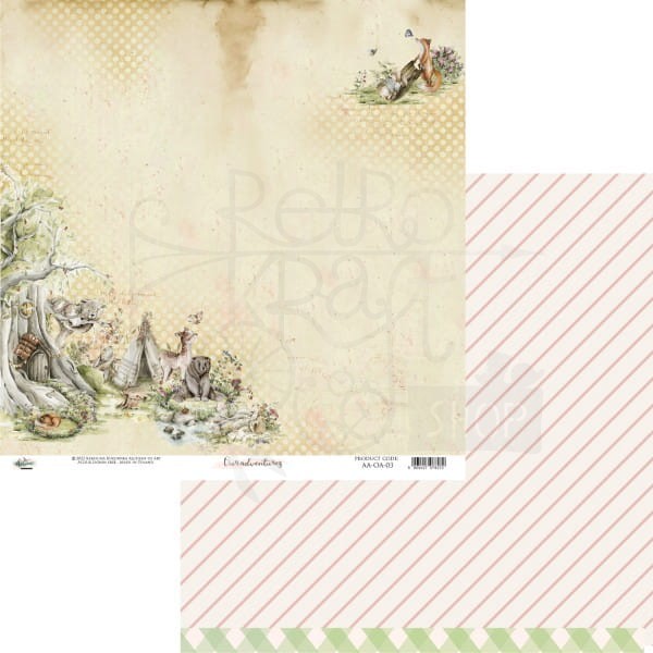 Zestaw papierów 20x20 Our Adventures AA-OA-08 Alchemy of Art