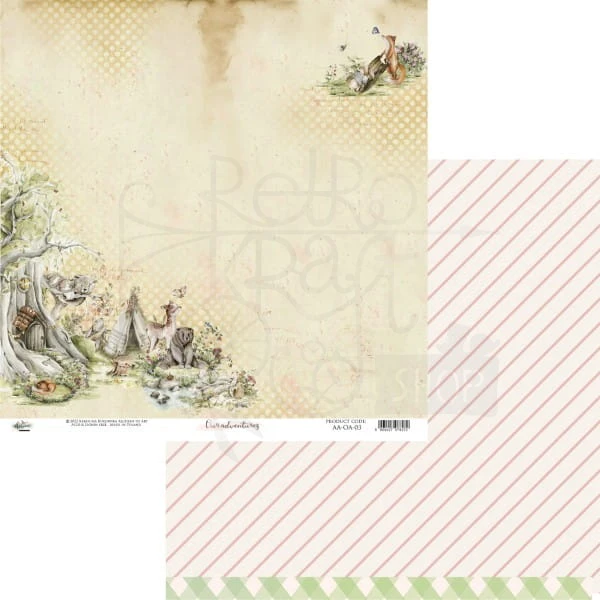 Zestaw papierów 30x30 Our Adventures AA-OA-07 Alchemy of Art