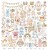 Papier 30x30 Cute Baby elementy do wycinania AA-CB-09 Alchemy of Art