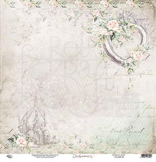 Zestaw papierów 20x20 Lovely Memories AA-LM-08 Alchemy of Art