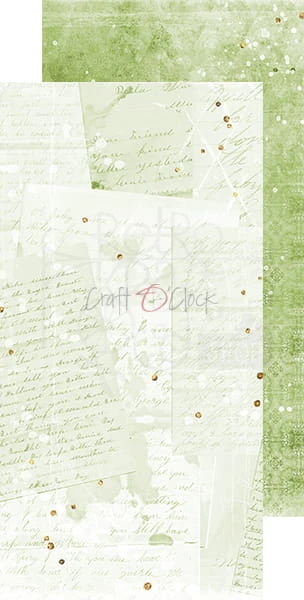 Zestaw papierów bazowych Greenery Invitation CC-C52-GI-09 Craft O'Clock