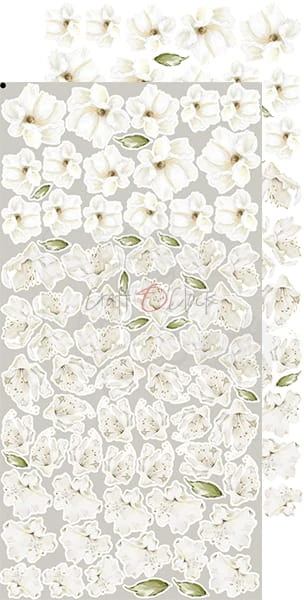 Zestaw dodatków Greenery Invitation - Kwiaty CC-C52-GI-10 Craft O'Clock