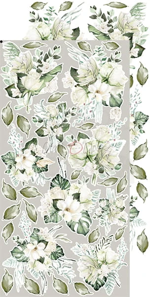 Zestaw dodatków Greenery Invitation - Kwiaty CC-C52-GI-10 Craft O'Clock