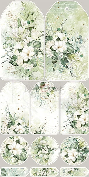 Zestaw dodatków Greenery Invitation - Kwiaty CC-C52-GI-10 Craft O'Clock