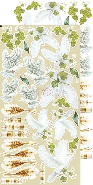 Zestaw dodatków Greenery Invitation - Komunia CC-C52-GI-13 Craft O'Clock