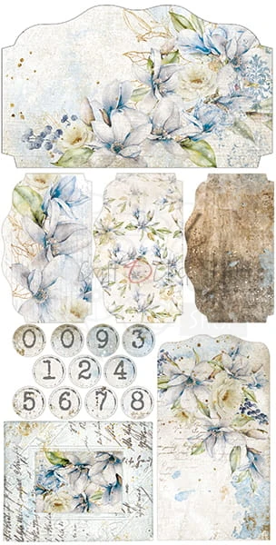 Zestaw dodatków Vintage Sky - Junk Journal CC-F26-VS-12 Craft O'Clock