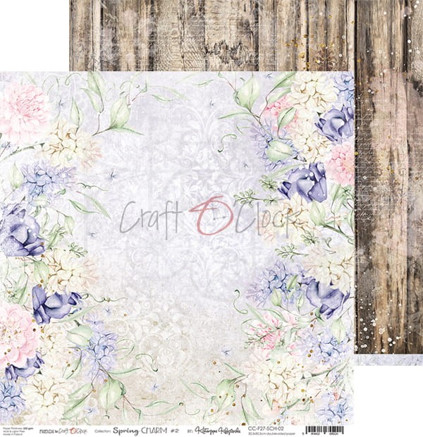 Zestaw papierów 30x30 Spring Charm CC-F27-SCH-00 Craft O'Clock