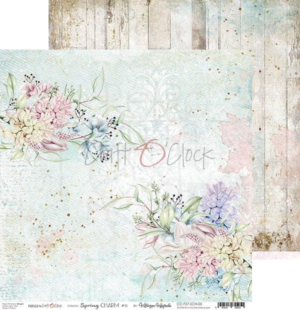 Zestaw papierów 30x30 Spring Charm CC-F27-SCH-00 Craft O'Clock